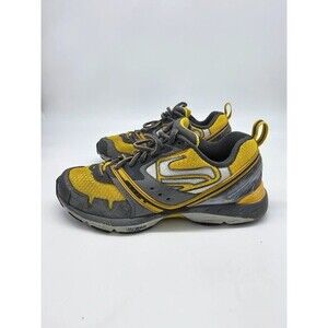 Scott Aztec Pro Trail Running Shoes Womens 8.5 Yellow Grey Carbon AHC Sneaker